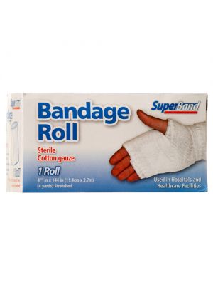 BANDAGE ROLL STERILE COTTON GAUZE #SUPERBAND