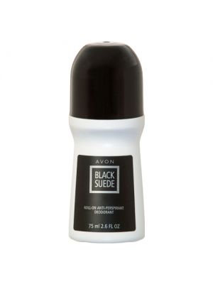 AVON ROLL ON DEODORANT BLACK SUEDE 2.6 OZ