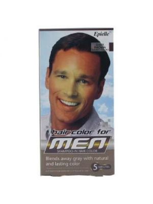 HAIR COLOR MEN DARK BROWN #EPIELLE
